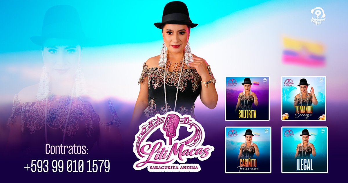 Lili Macas se une a Kirkawi Music para la distribución y protección internacional de su catálogo musical