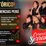 ¡Corazón Serrano imparable! La agrupación piurana domina por completo las tendencias musicales en YouTube – Perú